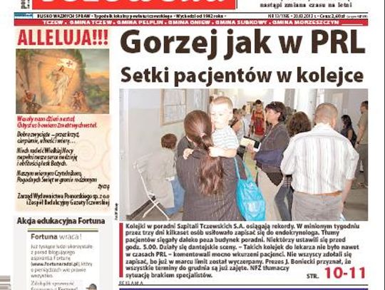 Tylko w „Gazecie Tczewskiej”!