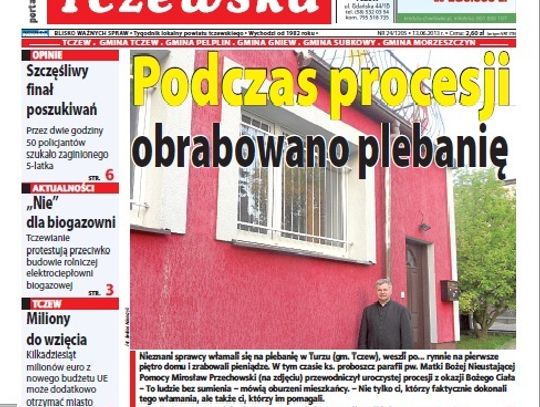 Tylko w „Gazecie Tczewskiej”!