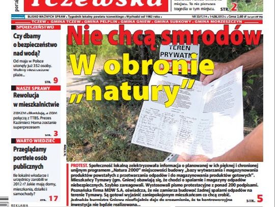 Tylko w „Gazecie Tczewskiej”!
