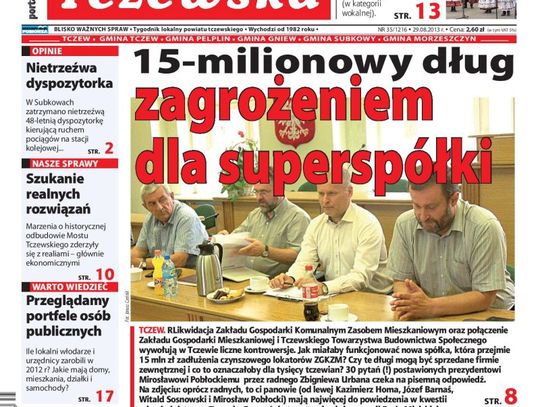 Tylko w „Gazecie Tczewskiej”!