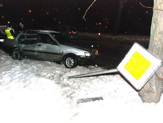 Ucieczka pijanego kierowcy z miejsca wypadku