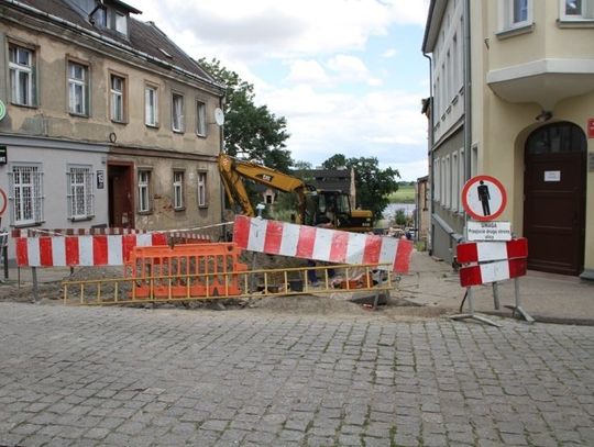 Ulice Kręta i Podgórna w trakcie realizacji