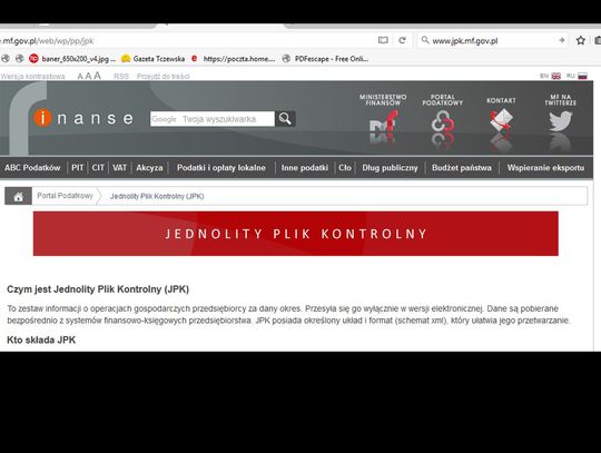 Uwaga mikroprzedsiębiorcy - od nowego roku, nowe obowiązki! US w Tczewie informuje 