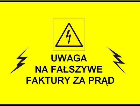 UWAGA! Nowi oszuści - przesyłają "lewe" faktury za energię