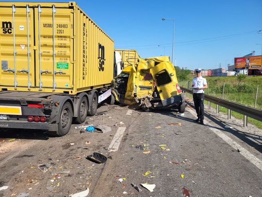 UWAGA! Wypadek spowodował korki za Pruszczem w kierunku na Gdańsk