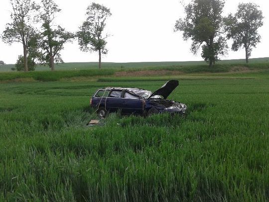 VW dachował na „jedynce”