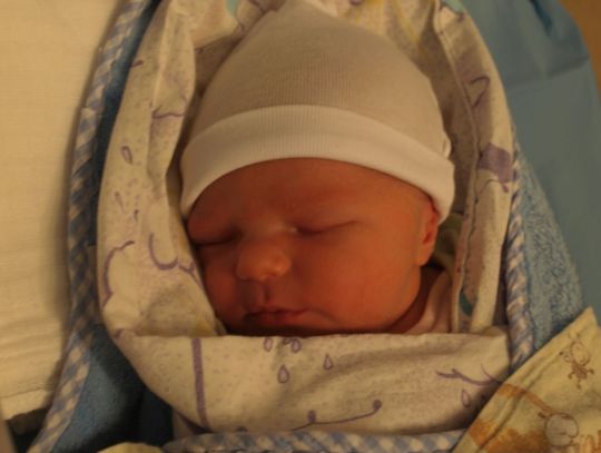 Waży 3800 g i ma 56 cm. Oto pierwszy tczewianin urodzony w 2015!