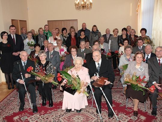 Weselni jubilaci w Urzędzie Stanu Cywilnego