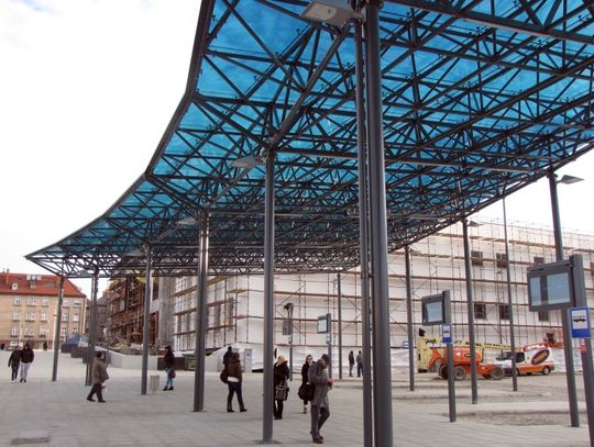 Wiaty na świeżo oddanym węźle zostaną przebudowane?