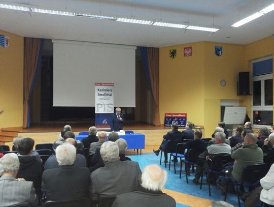 Wiceminister Smoliński spotkał się z mieszkańcami w swoim rodzinnym mieście