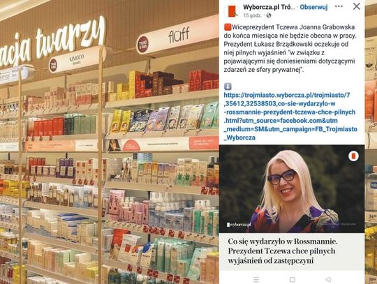 Wiceprezydent Tczewa nieobecna w pracy. Pojawiły się sugestie o „przywłaszczenie towarów”