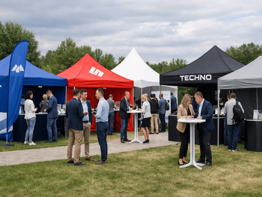 Widoczność, mobilność i spójność przekazu – rola namiotów reklamowych w budowaniu marki