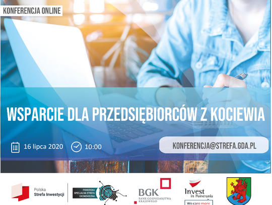 Wsparcie dla przedsiębiorców – konferencja online