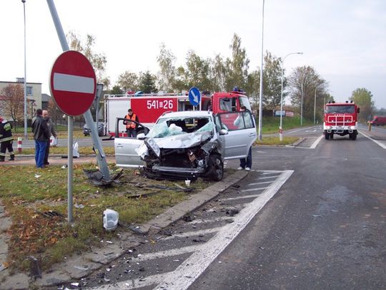 Wypadek na skrzyżowaniu