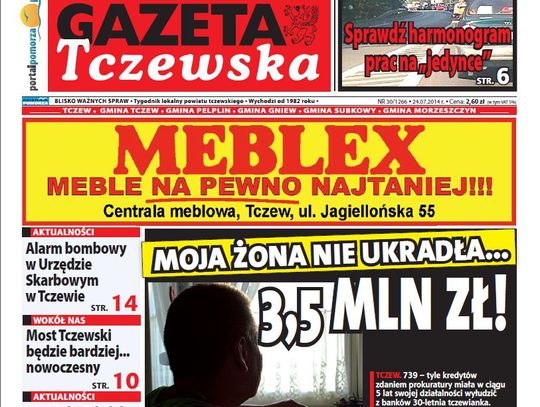 Wywiad: "Moja żona nie ukradła 3,5 mln zł!"