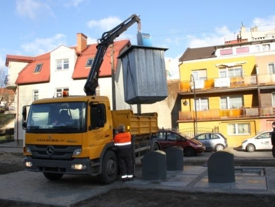 Zakończono budowę podziemnych pojemników na śmieci przy ul. Wąskiej i Wojska Polskiego w Tczewie