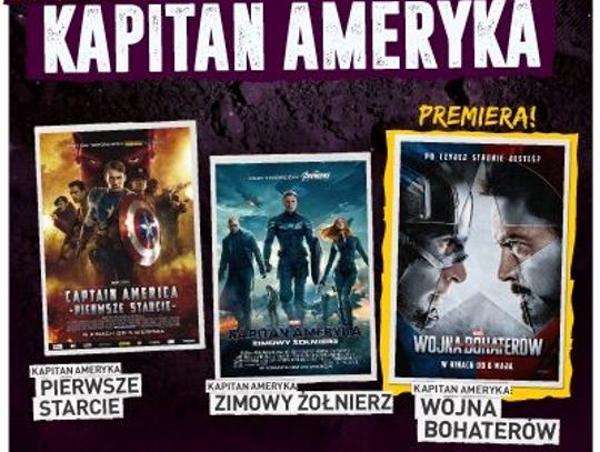 [ZAPROSZENIA] Maraton Kapitana Ameryka w kinie Helios