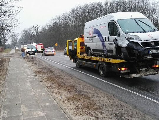 Zderzenie busów na "berlince"