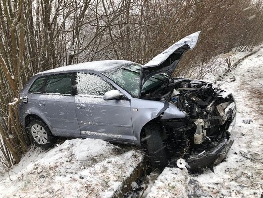 Zderzenie dwóch aut w Jaźwiskach. Kilku poszkodowanych