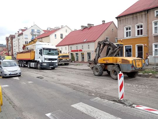 Zgodnie z zapowiedzią po świętach ruszył remont ul. Gdańskiej 
