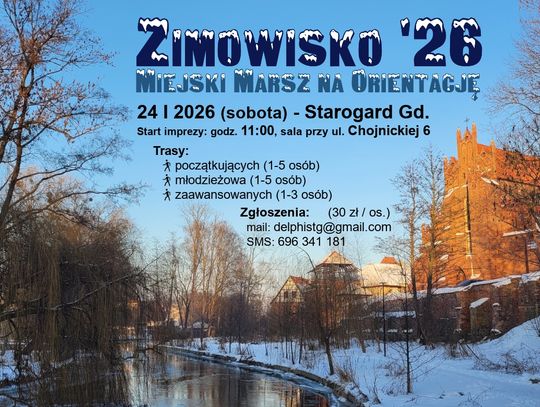 ZIMOWISKO '26 - Miejski Marsz na Orientację w stolicy Kociewia!