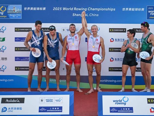 Złoto dla dwójki podwójnej na Mistrzostwach Świata. Ze złotem były zawodnik tczewskiego klubu