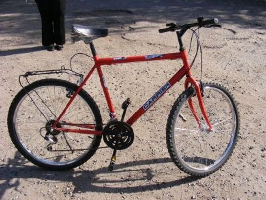 Znaleziono rower...