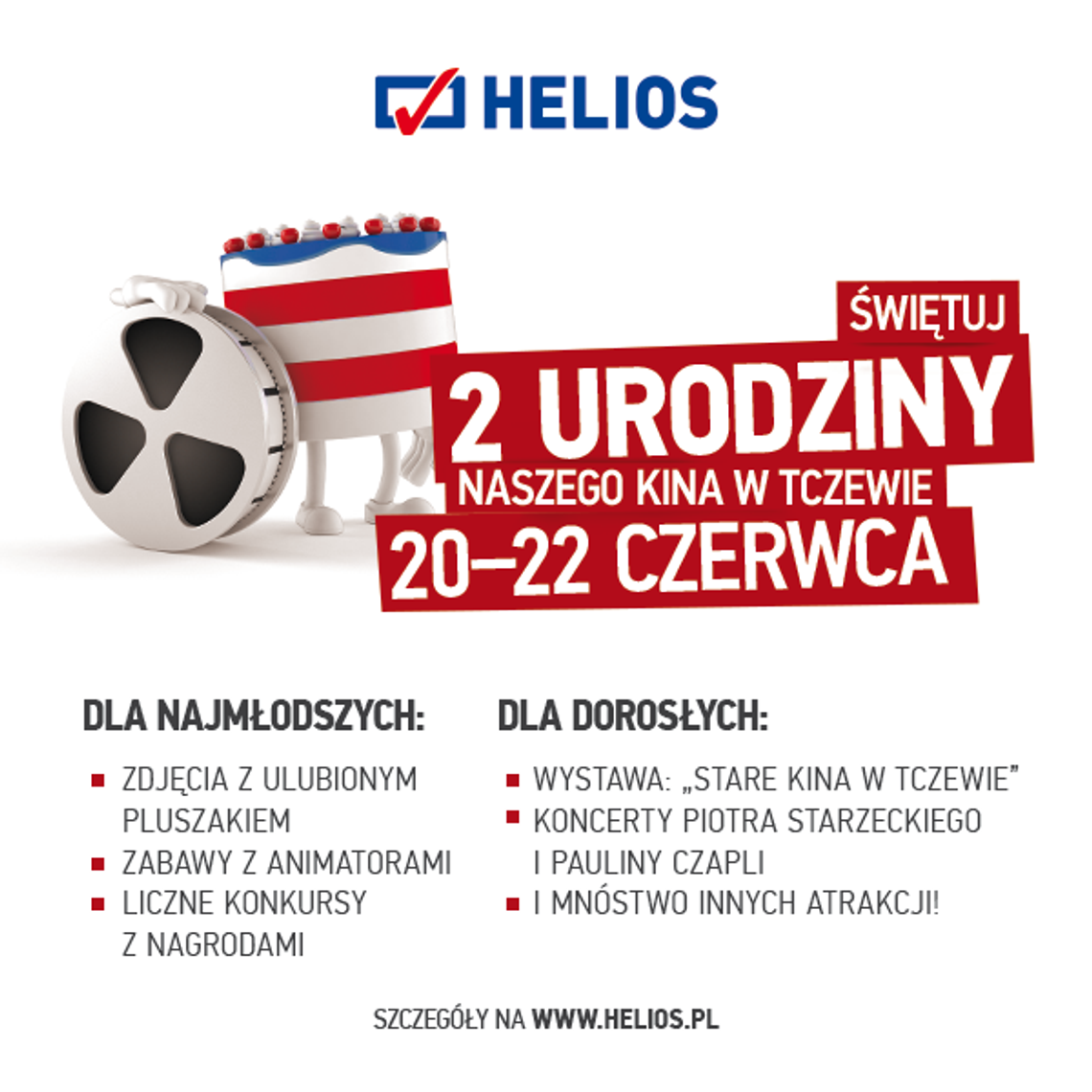 2 urodziny kina Helios Tczew