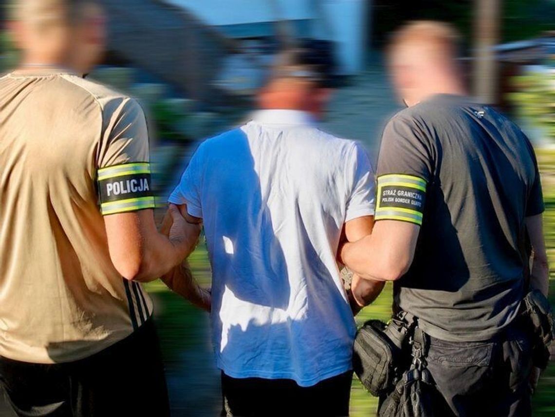 41-latek z Mołdawii zatrzymany przez policjantów i Straż Graniczną