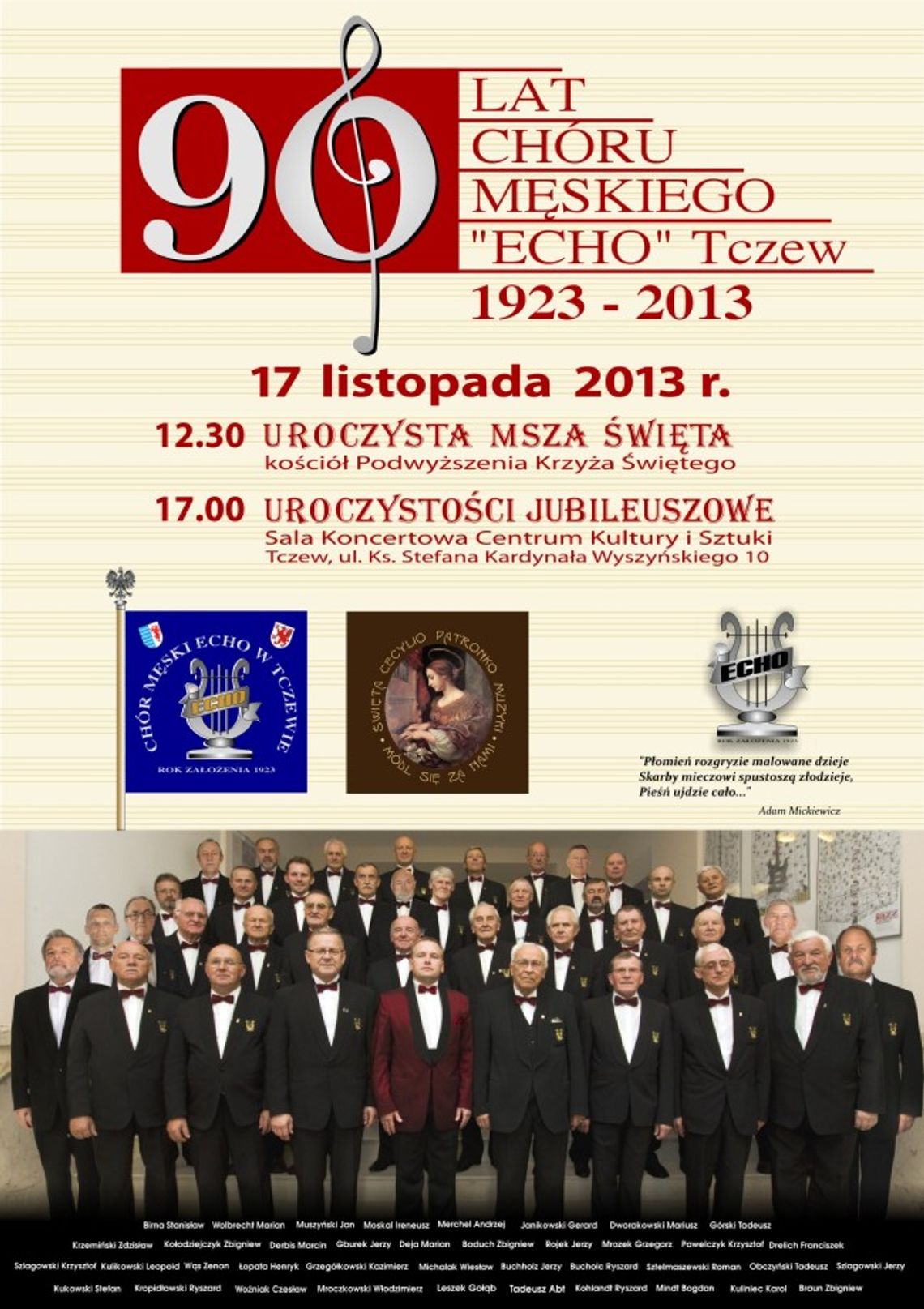 90 lat Chóru Męskiego Echo