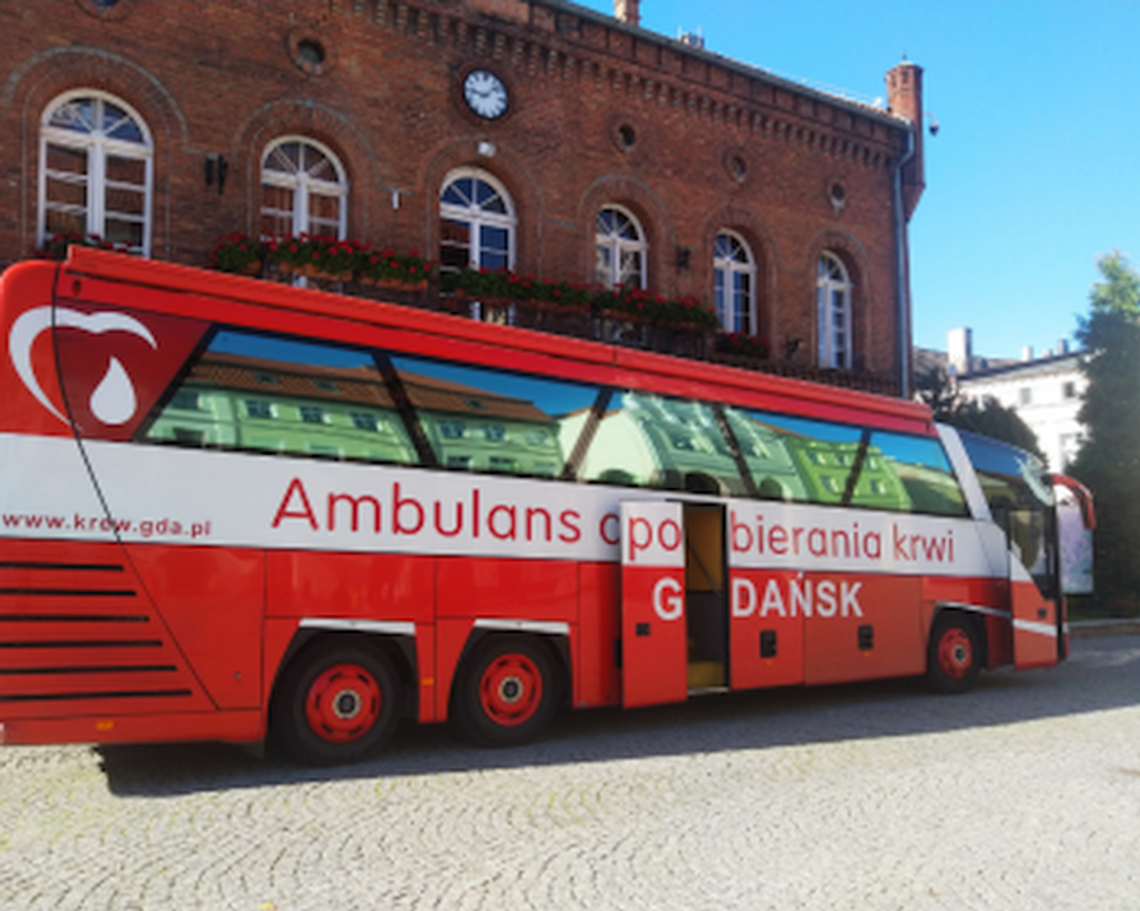 Ambulansowy Pobór Krwi w Gniewie - 11 stycznia 2021 roku