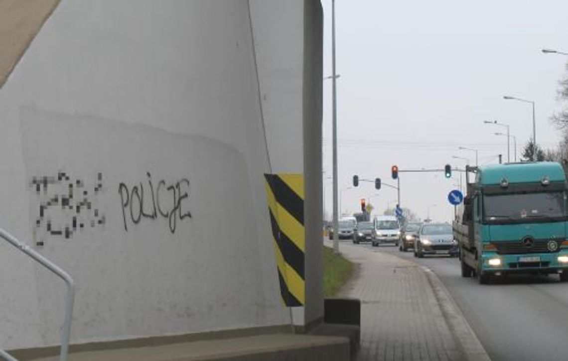 „Anty Islam” i „j**** policję” przy wjeździe do Tczewa „Anty Islam” i „j**** policję” przy wjeździe do Tczewa