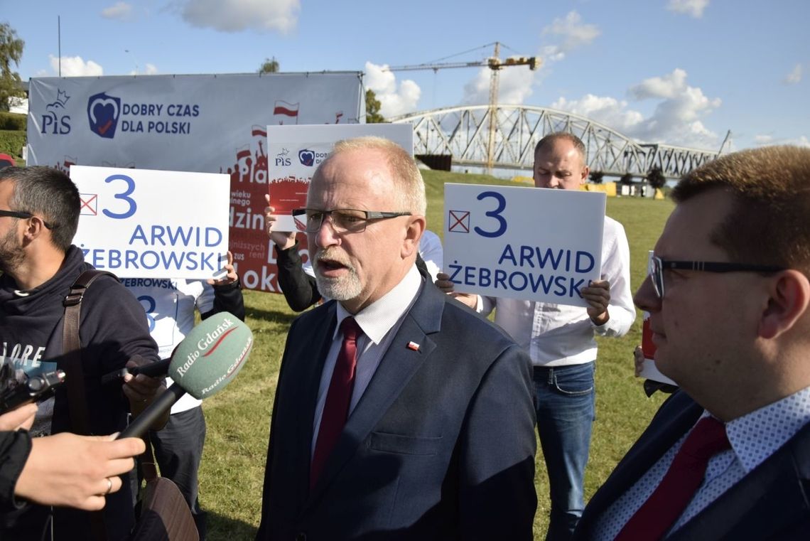 Arwid Żebrowski poparł ideę przejęcia Mostu Tczewskiego przez Skarb Państwa