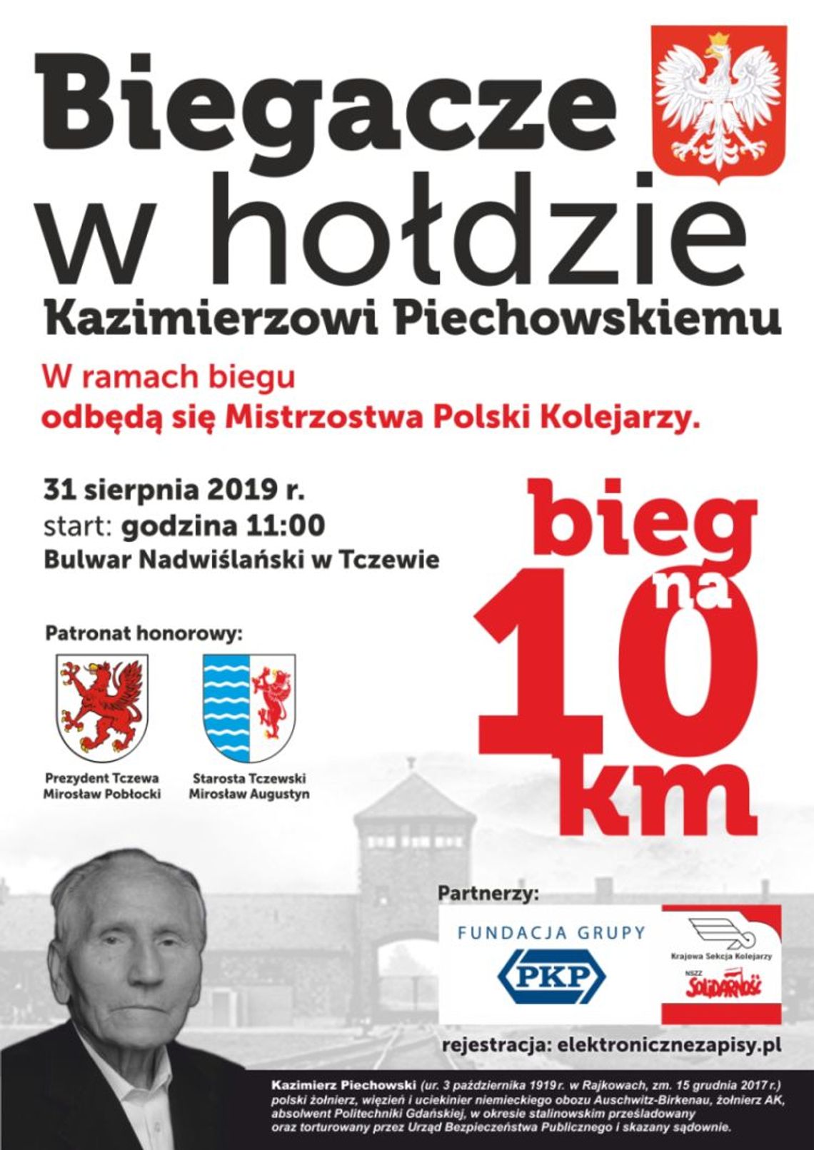 Biegacze w hołdzie Kazimierzowi Piechowskiemu