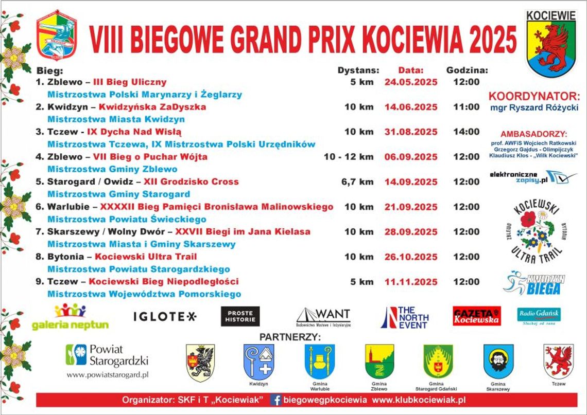 Biegacze zmierzą się w Grodzie Sambora w zawodach DYCHA NAD WISŁĄ