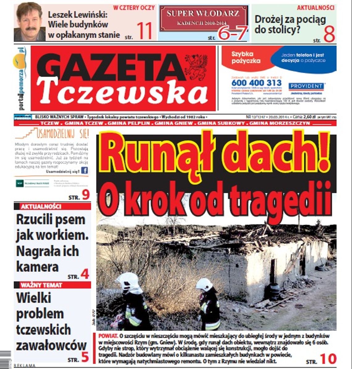 Budynki w opłakanym stanie. Przeczytasz o tym w Gazecie Tczewskiej