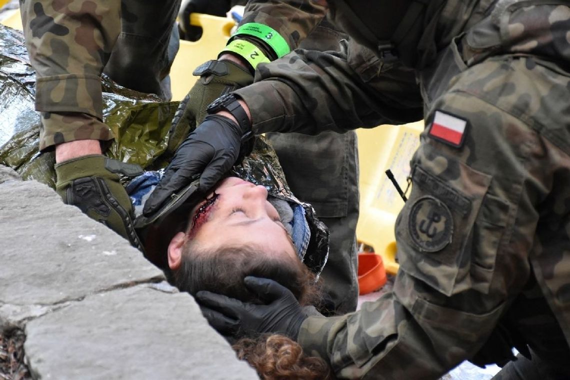  Ćwiczenia pomorskich terytorialsów i innych służb. Ładunek wybuchowy w zamku malborskim