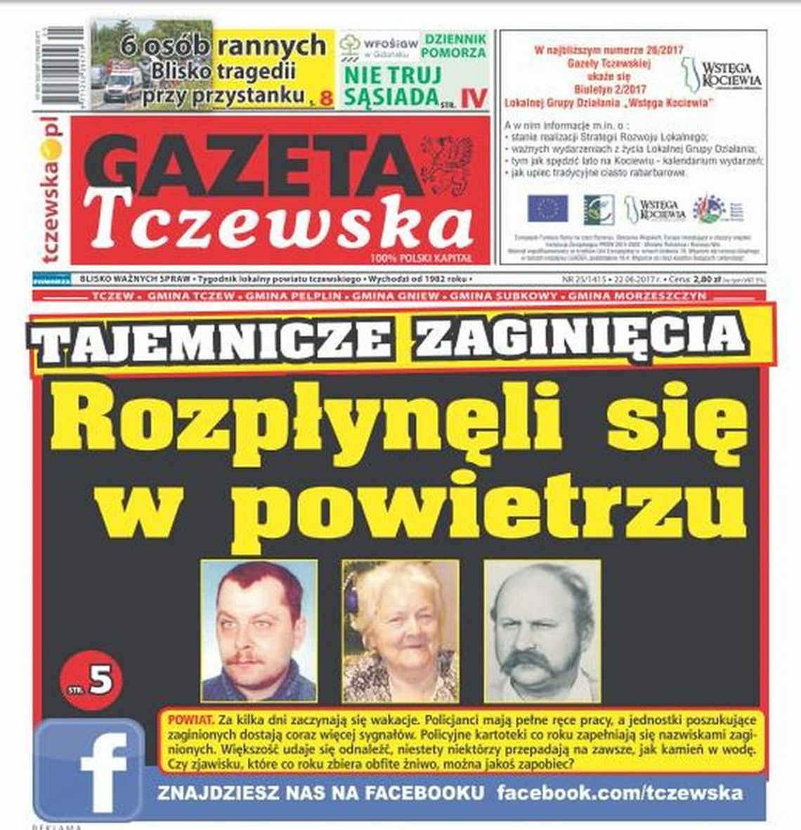 Czytaj najnowszy numer Gazety Tczewskiej + ROZKŁAD JAZDY GRATIS!