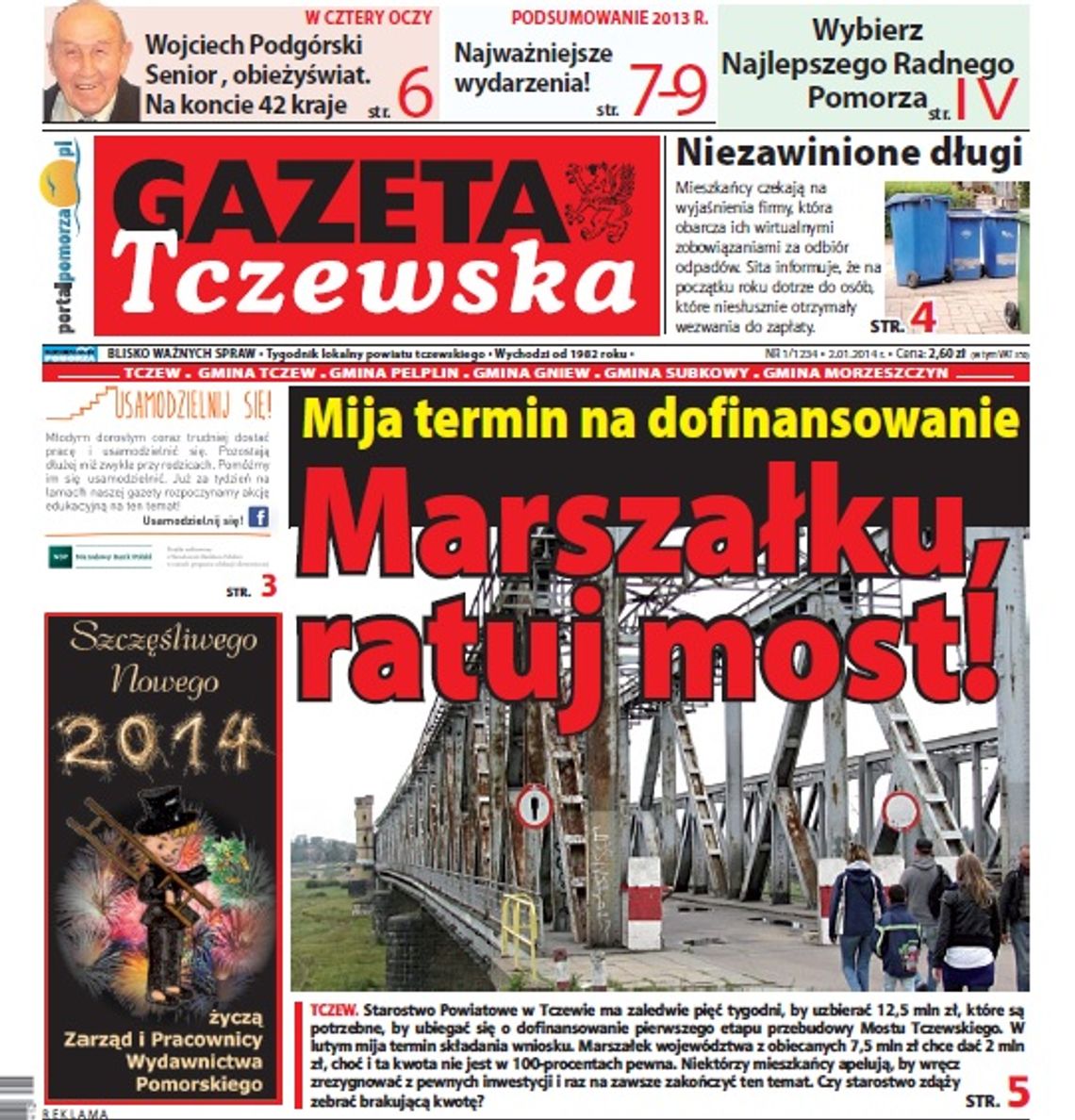 Czytaj w Gazecie Tczewskiej! Czytaj w Gazecie Tczewskiej!