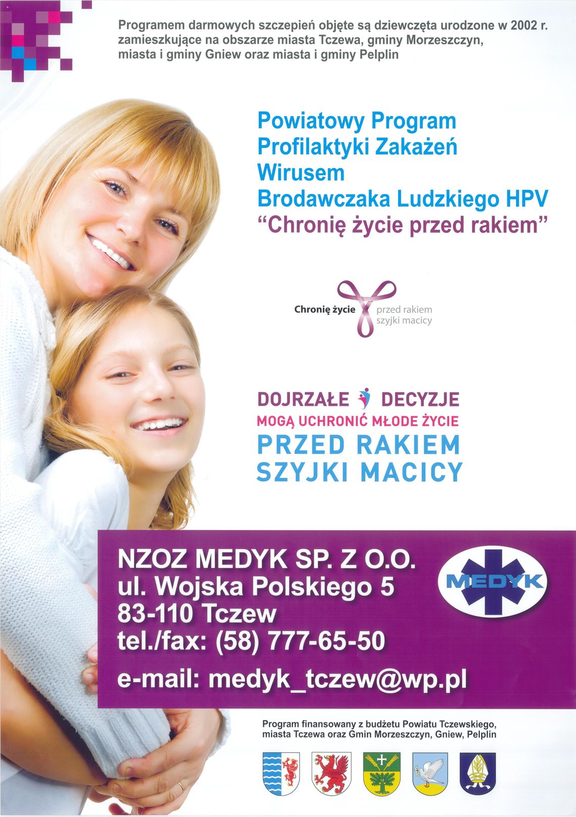Daj sobie szansę żyć o 26 lat dłużej! Daj sobie szansę żyć o 26 lat dłużej!