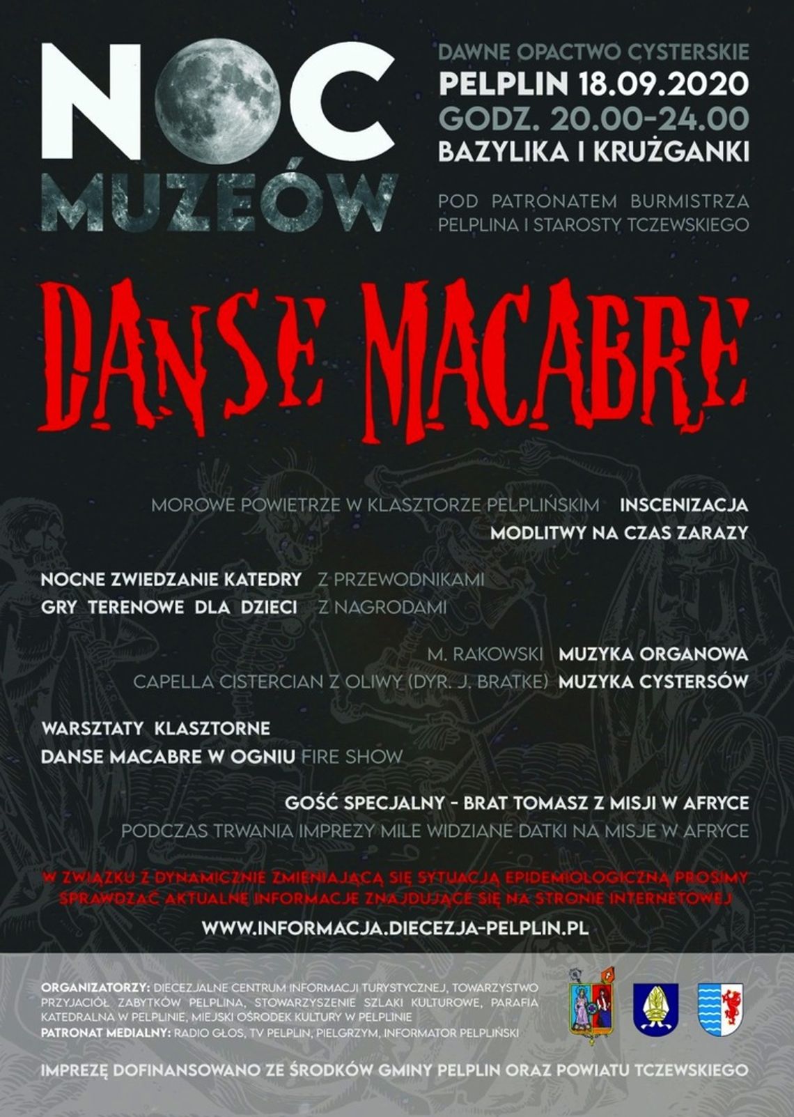 Danse Macabre - zaproszenie na Noc Muzeów w dawnym opactwie cysterskim
