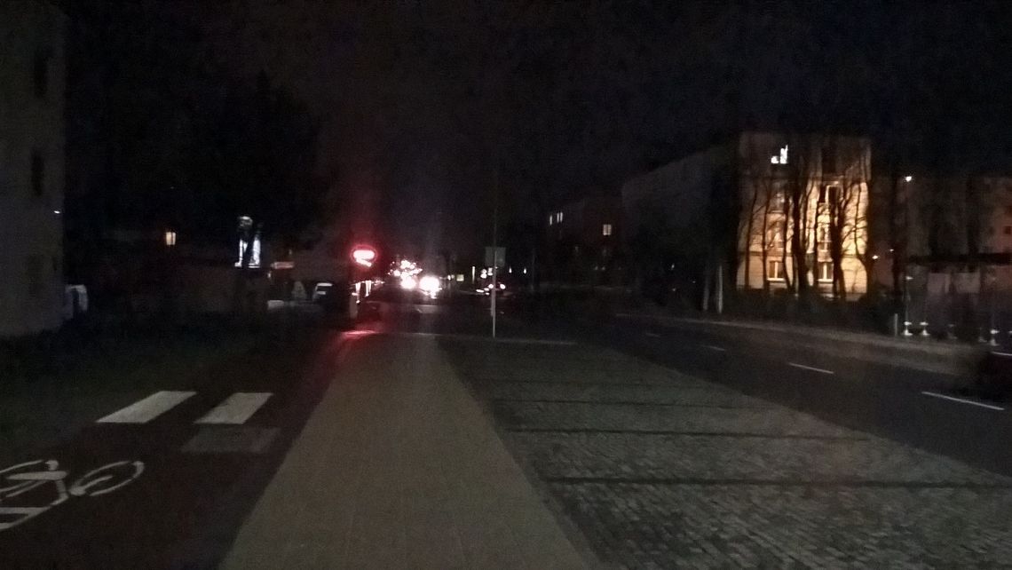 Egipskie ciemności przy ul. Gdańskiej. Jaki powód braku oświetlenia przy nowo przebudowanym odcinku?