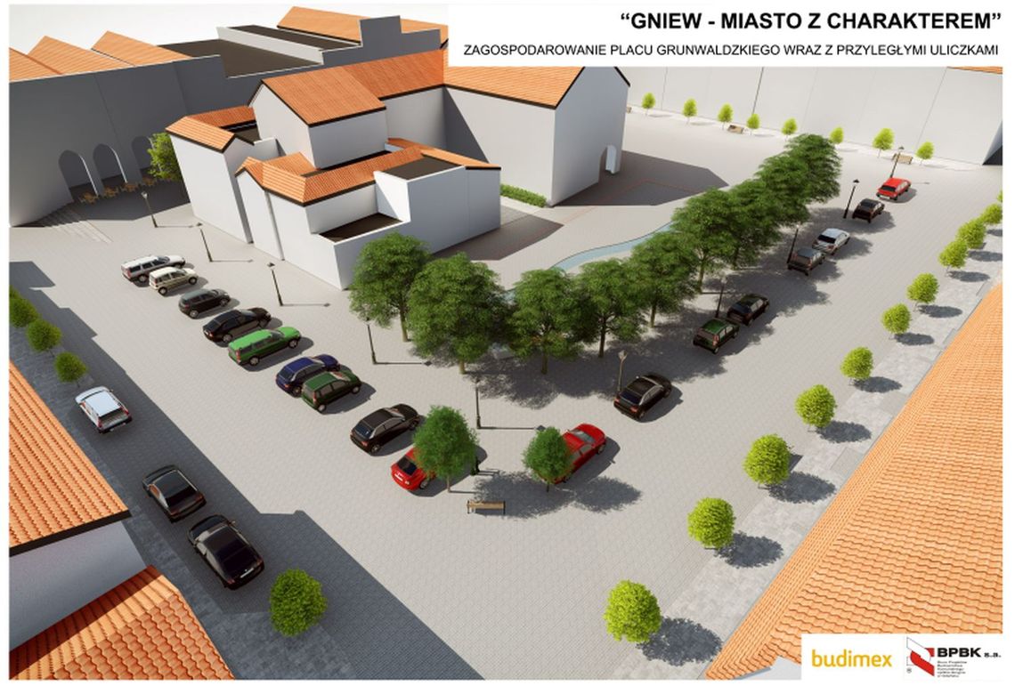 Fontanna w kształcie rzeki popłynie gniewskim rynkiem. Tak będzie po rewitalizacji!