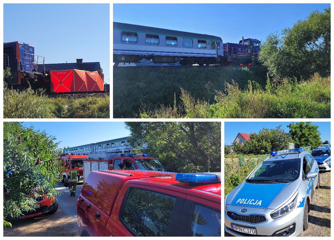 [FOTO] Z OSTATNIEJ CHWILI: Tragiczny wypadek na przejeździe kolejowym w Kokoszkowach. Zginęły dwie osoby