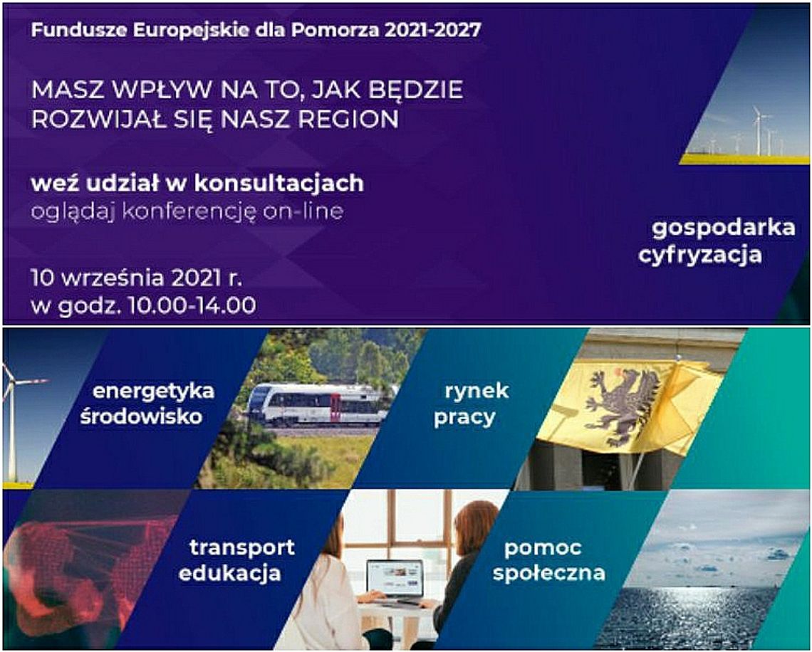 Fundusze Europejskie dla Pomorza 2021-2027. Zabierz głos w dyskusji, na co wydać unijne pieniądze! Fundusze Europejskie dla Pomorza 2021-2027. Zabierz głos w dyskusji, na co wydać unijne pieniądze!