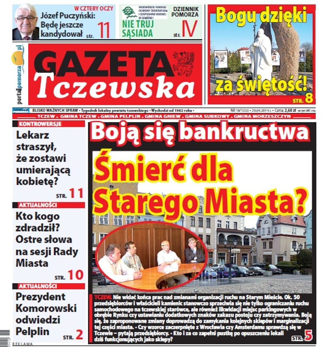 Gazeta Tczewska już dziś w kioskach! Gazeta Tczewska już dziś w kioskach!