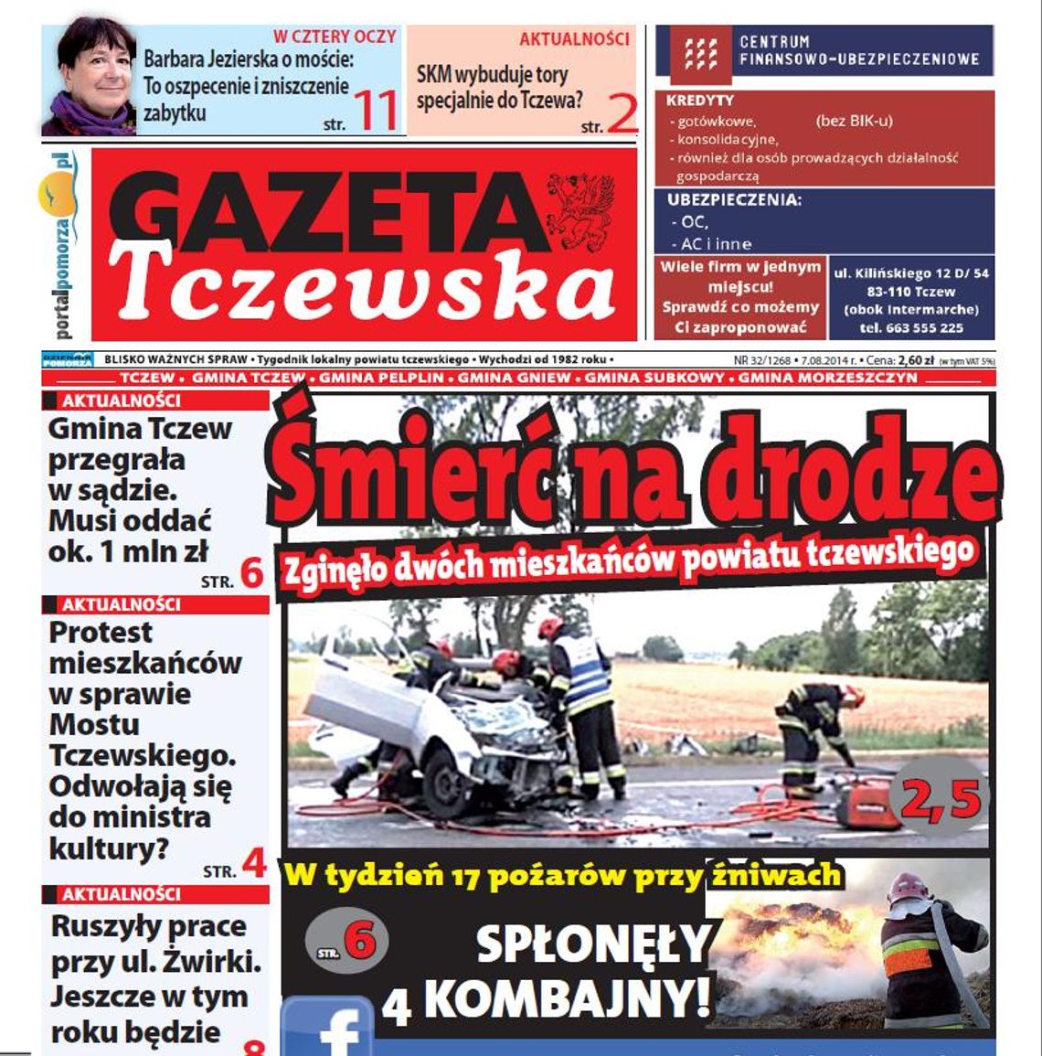 Gazeta Tczewska już dziś w kioskach!