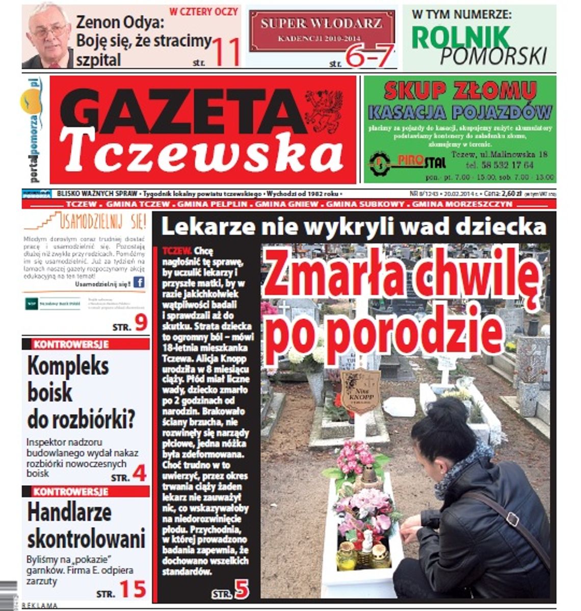 Gazeta Tczewska już w kioskach Gazeta Tczewska już w kioskach