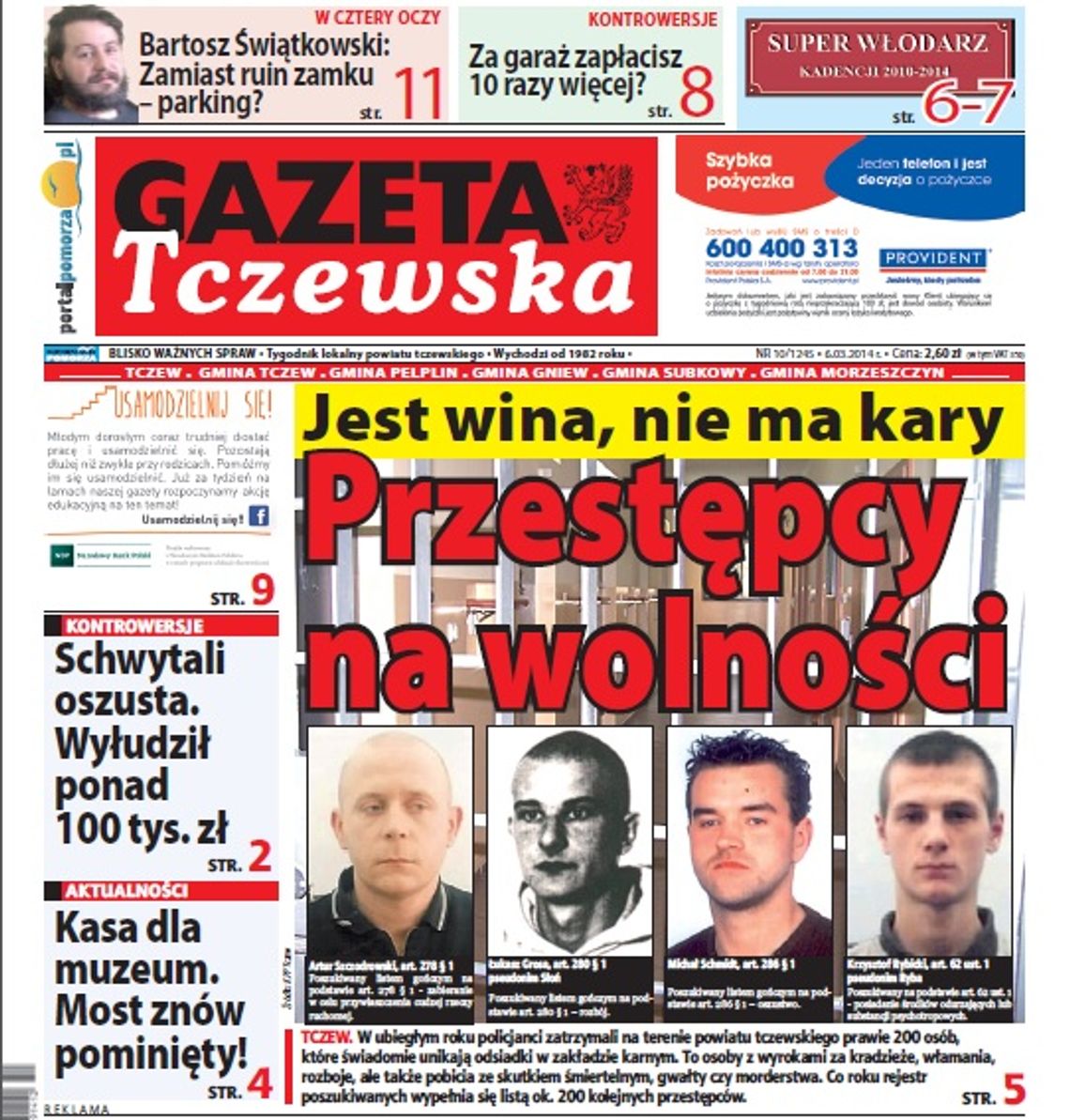 Gazeta Tczewska już w kioskach! Gazeta Tczewska już w kioskach!