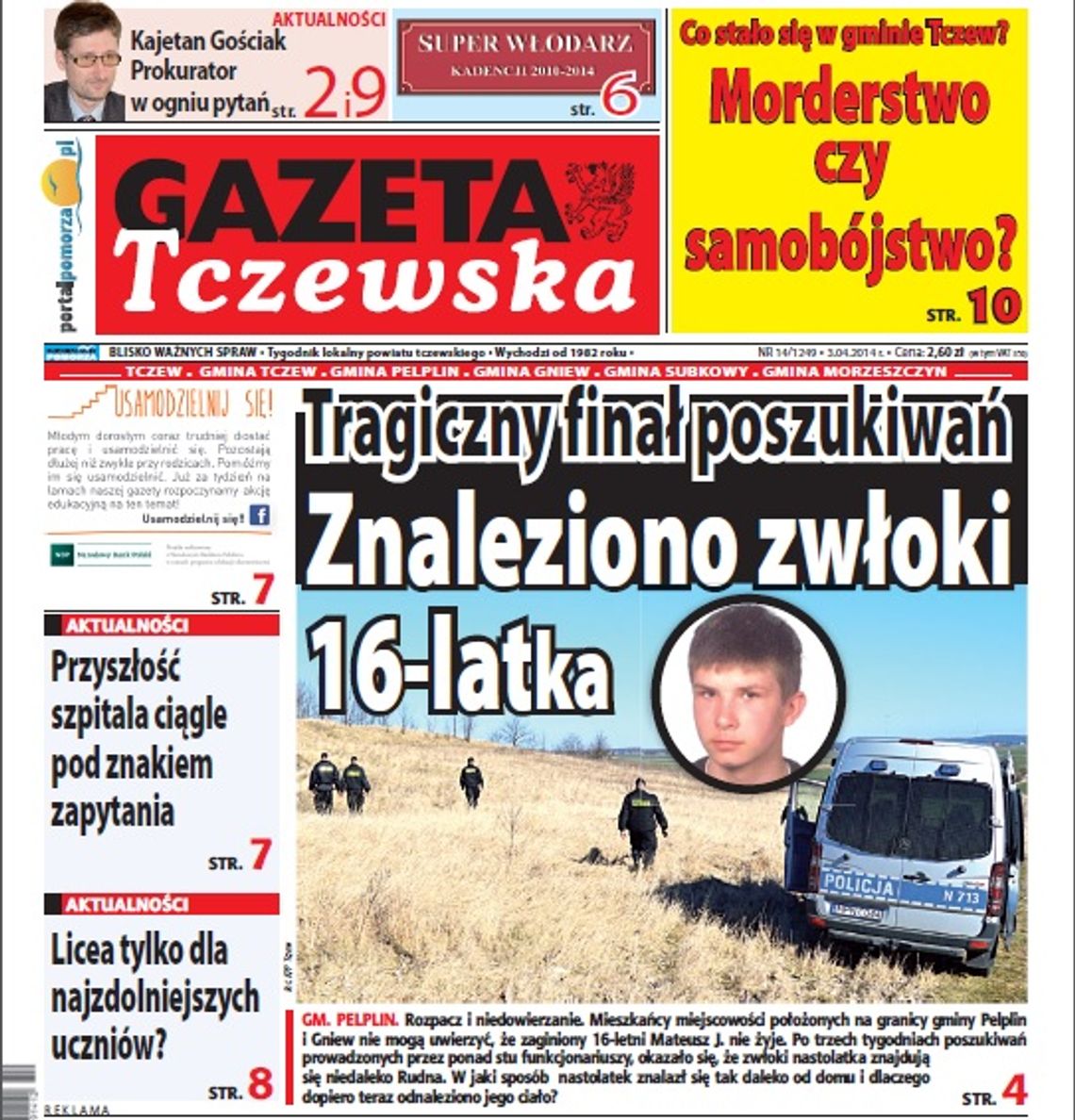 Gazeta Tczewska już w kioskach Gazeta Tczewska już w kioskach